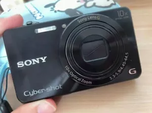 Cámara digital Sony Cyber-Shot DSC-WX220 18,2 mega píxeles zoom óptico 10X-negra - Imagen 1 de 7