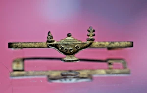 Antique Art Deco 1920' Collectable Gilt Brooch Toc H Gold Colour Metal - Picture 1 of 8