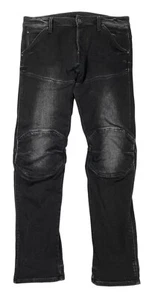 G STAR RAW Jeans 5620 3D Slim Faded Black Denim Knee Button Fly W30 L30 - Picture 1 of 19