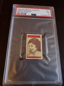 1930 De Moya Janet Gaynor #10- Psa 5 Ex. only graded example, 1st female Oscar - Picture 1 of 3