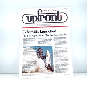 LTV Vought Employee Newsletter April 1981 Upfront Space Shuttle Columbia - Bild 1 von 2