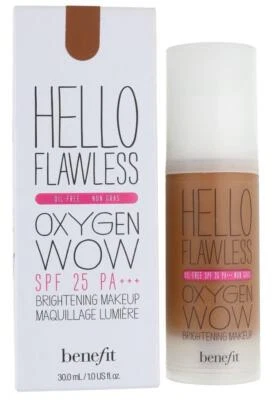 Benefit Hello Flawless Oxygen Wow Foundation Nutmeg SPF 25 / PA+++ 30ml - Image 1 of 3