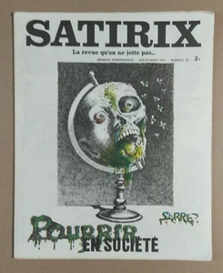 SATIRIX n°22 , juillet-aout 1973 , Claude Serre, Pourrir en société - Picture 1 of 2