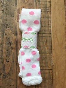 #25 NIP! Girl's Polkadot Footless Tights by Lolly Wolly Doodle, Sz: L - Picture 1 of 3