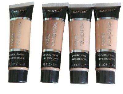 Santee Natural Finish Complete Cover Liquid Foundation (pack of 4 colors) - Image 1 of 4