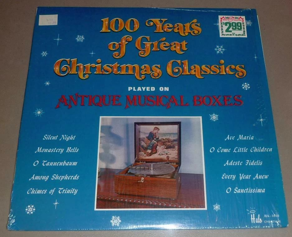 ANTIQUE MUSICAL BOXES LP Christmas Classics - Halo 1010 (1977) - Image 1 of 1