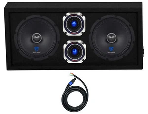 Rockville CH102SP Chuchero Car Audio Enclosure w/ (2) 8" Mids + (2) 3" Tweeters - Picture 1 of 12