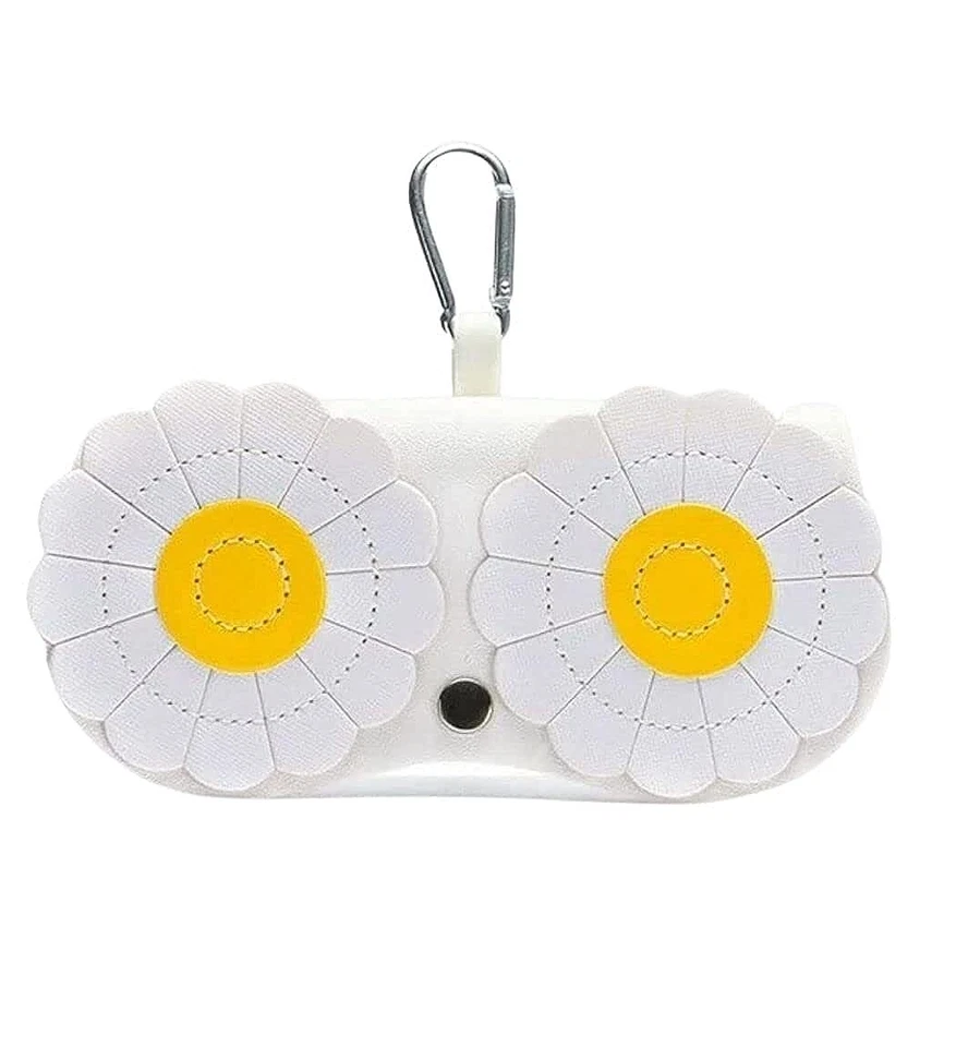 Lindo Estuche Organizador para Gafas de Sol Cuero Anteojos Especificaciones Estuche con Cubierta de Gancho Foto 1 de 1