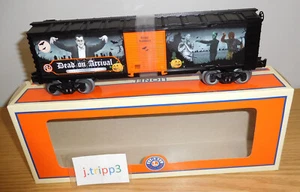 LIONEL 84332 HALLOWEEN SPOOKY SOUNDS BOXCAR O GAUGE TRAIN DRACULA MUMMY PUMPKIN - Picture 1 of 4