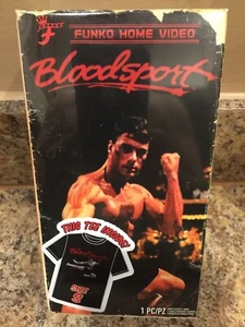 BLOODSPORT T-SHIRT  FUNKO HOME VIDEO NO VHS TARGET EXCLUSIVE VAN DAMME SIZE S - Picture 1 of 5