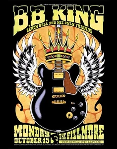 B.B. King at The Fillmore Reprint 13" x 19" Concert Poster - Picture 1 of 3