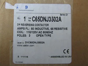 Eaton C65DNJ3502A Definite Purpose Contactors - Picture 1 of 7