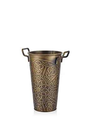 Gold Vase - 30 cm (H) - Image 1 of 2