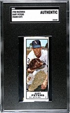 SGC A - 1968 Bazooka Gary Peters (Hand Cut) CHICAGO WHITE SOX! ICONIC CARD!