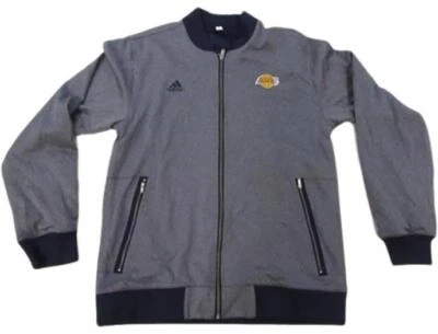 New Los Angeles Lakers Mens Sizes L-XL-2XL+2-Tall Adidas Full Zip Track Jacket - Image 1 of 4