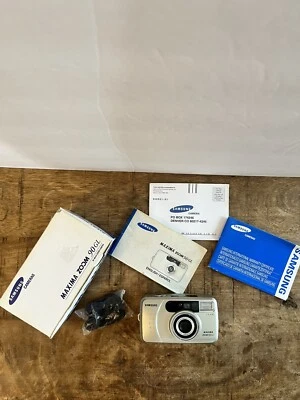 Пленочная камера Samsung Maxima Zoom 90GL 35 мм Point & Shoot подлинная с руководством - Изображение 1 из 4