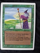 Fastbond mtg Unlimited. LP. Magic the Gathering.