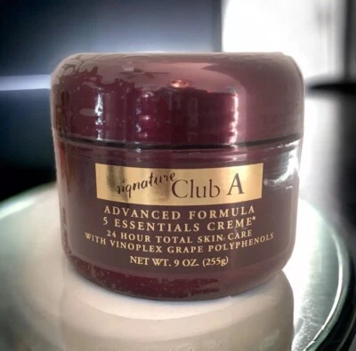SIGNATURE CLUB A Advanced Formula 5 Essentials Crème Grape Polyphenols 9oz SEAL - Image 1 of 4