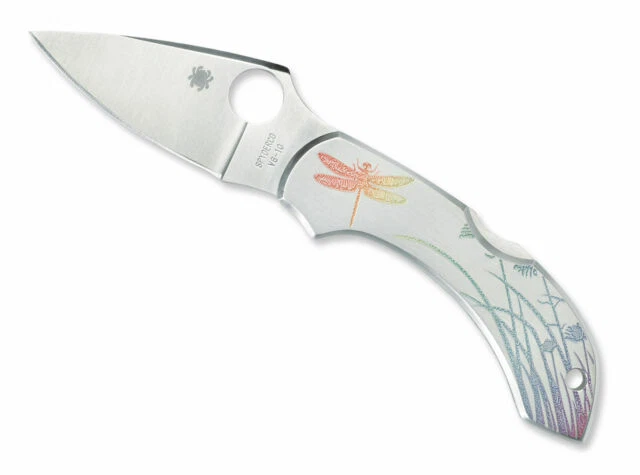 Spyderco Dragonfly Stainless Tattoo Folding Knife