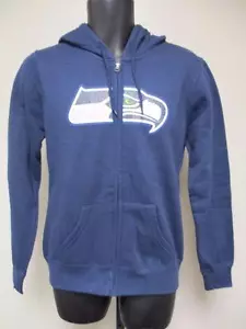 NEW Seattle Seahawks Womens Size M Medium Majestic Full-Zip Jacket Hoodie 84BS - Picture 1 of 1