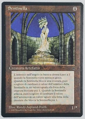 MTG Sentinel (Italian Legends/Artifact/R) - NM Unplayed - Image 1 of 2