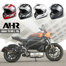 AHR RUN-F3 Full Face Motorcycle Helmet DOT Removable Liner Motor Bike Adult