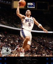 2007-08 Topps New Jersey Nets Basketball Card #5 Jason Kidd