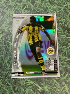 Panini WCCF 2016-17 Ousmane Dembele Borussia Dortmund Rookie RC Refractor card - Picture 1 of 2