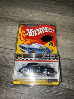 P9-34 HOT WHEELS NEO-CLASSICS SERIES - CLASSIC CORD - 2004 - #5838 / 11,000 BLUE - Image 1 of 3