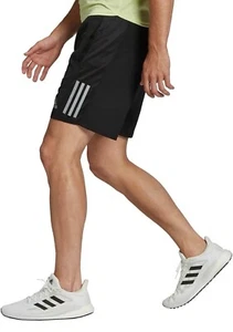 ADIDAS Men’s Own The Run Shorts Size XL 7”Black/Reflective Silver H5893 NWT - Picture 1 of 9