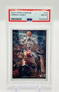 2003-04 Topps Chrome LeBron James #111 PSA 8 Rookie RC - Picture 1 of 2