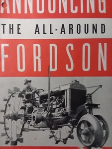 Fordson High Clearance Tractor Ag Farm Color Sales Brochure Catalog Manual - Picture 1 of 1