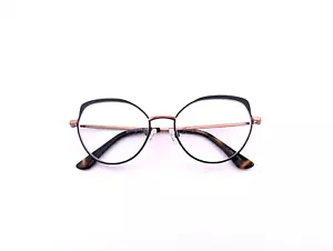 Wittnauer Brille, nur Gestell, Gwen, 52-18-135, rosegold/schwarz, Metall - Bild 1 von 15