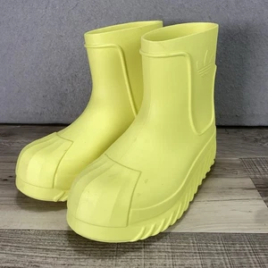 (W) Adidas Adifom Superstar Boot Pulse Yellow Platform Sole Women’s Sz 8.5 US - Picture 1 of 8