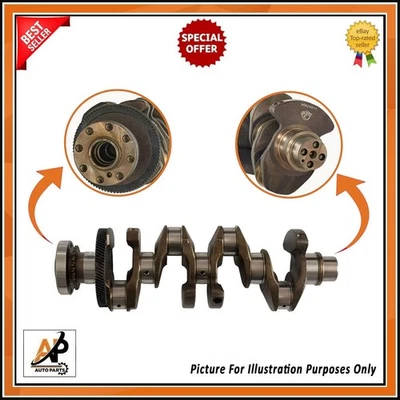 FOR LAND ROVER RANGE ROVER & JAGUAR XF XE PACE  204DTD ALLOY STEEL CRANKSHAFT HQ - Image 1 of 2