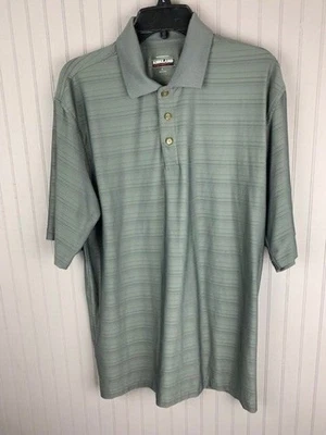 Kirkland Signature Size L Mens Performance Polo Shirt Gray Short Sleeve - Image 1 of 3