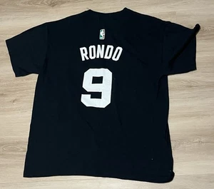 RAJON RONDO BOSTON CELTICS VINTAGE LARGE JERSEY T-SHIRT 2008 CHAMPIONS NWOT - Picture 1 of 3
