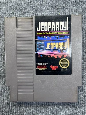 Jeopardy! (Nintendo Entertainment System,) Genuine Authentic NES Tested - Image 1 of 4