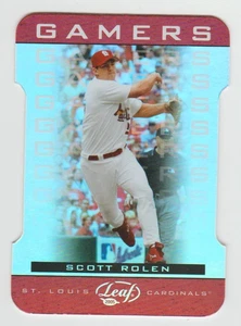 Scott Rolen 2005 Leaf Gamers QUANTUM DIE-CUT #G-14 SP #37/50 SSP /50 Cardinals - Picture 1 of 2