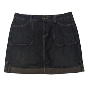 Sonoma Denim Skort Damen 14 (34x17) dunkelblau Jeansrock Shorts Utility Sommer - Bild 1 von 8