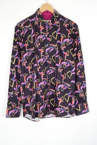 Camisa Para Hombres Claudio Lugli Alta Costura Corazones Cintas Estampado San Valentín Grande - Imagen 1 de 8