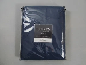 Lauren Ralph Waller Verdunkelung Rückenlasche/Stangentasche Marine Vorhang Panel 52x84 in Neu - Bild 1 von 4