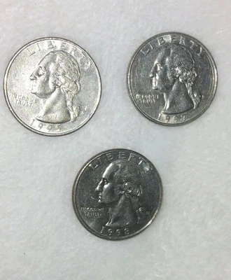 1995.97,98 D Quarters Errors - Image 1 of 4