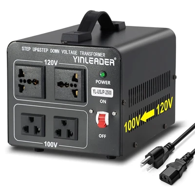 Step down 110V-120V to 100V Japan Voltage Converter or Step up 100V to 120V 2500 - Image 1 of 4