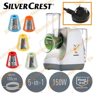 SilverCrest 5in1 Electric Grater Salad Slicer Fruit Cutter Vegetable Cheese +++ - Picture 1 of 9