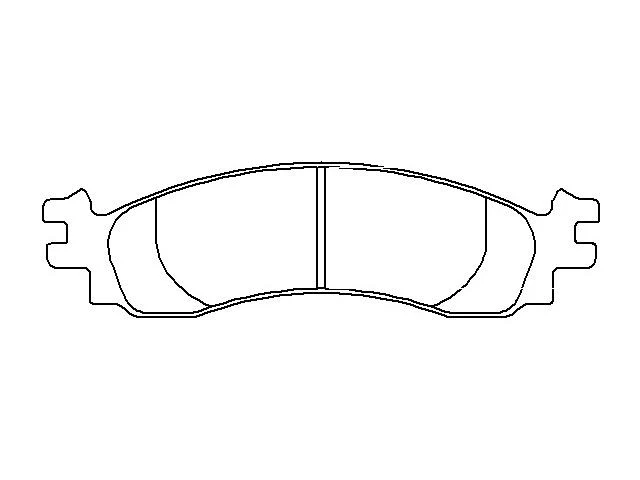 Juego de pastillas de freno delanteras 11XDTV76 para Mercury Mountaineer 2006 2007 2008 2009 2010 Foto 1 de 1