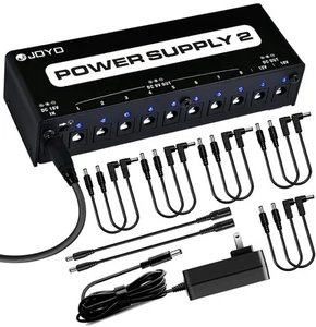 JOYO Guitar Pedal Power Supply DC 18V Pedal Power Adapter 10 Ports 9V 12V 18V - Picture 1 of 5