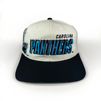 Vintage Carolina Panthers Hat Sports Specialties Laser Shadow Snapback NFL Cap - Image 1 of 4