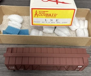 ACCURAIL HO RTR #4307 40’ OB Mtl Ends LNE Prebuilt - Picture 1 of 5