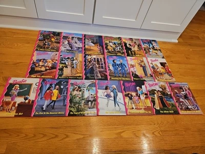 Barbie Hard Cover Books Vintage 1998/99 Barbie & Friends  Lot Of 19 - Image 1 of 4